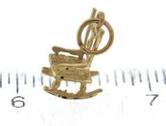 Favorite Yellow Gold Rocking Chair Charm