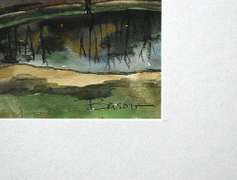 Spectacular Nikolay Basov Original Watercolor