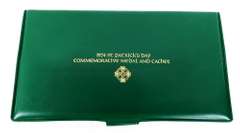 .999 Fine Irish Silver St. Patrick Day Medal & Cachet