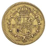 1772 Spain 1/2 Escudo Gold Coin