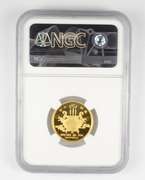 PF69 UCAM 1989 China 1/4 Oz. Gold Maitreya Buddha Official Medal - NGC