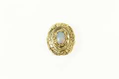 14K Yellow Gold Victorian Natural Opal Slide Bracelet Charm/Pendant
