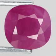 Glistening violet red 2.43ct UNHEATED Ruby