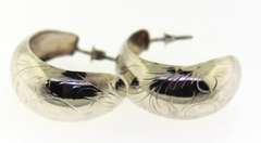 Vintage Sterling Silver Signed Earrings