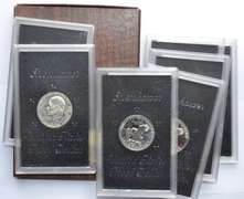 8 Proof Ike Silver Dollars