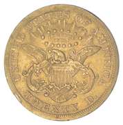 1866-S $20 Liberty Head Gold Double Eagle