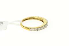 10K Yellow Gold 1.00 Ctw Classic Diamond Simple Wedding Band Ring