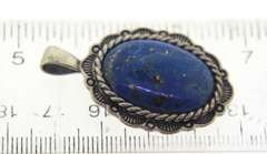Sterling Silver Lapis Pendant