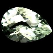 Brilliant 4.78ct platinum green Amethyst