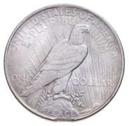 1923 Peace Silver Dollar - 2 Clips