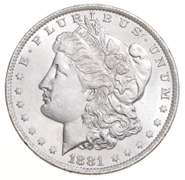 1881-O Morgan Silver Dollar