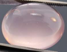 Frosty 11.29ct natural Rose Quartz