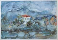 Pierre Auguste Renoir, House Among the Trees at Cagnes