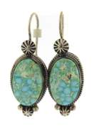 Sterling Silver Turquoise Dangle Earrings
