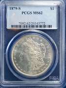 1879 S PCGS MS 62 Morgan Dollar