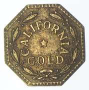 1859 Liberty Head California Territorial Gold Octagonal