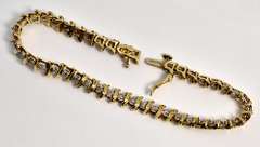 Sweet "S" Link Diamond Bracelet