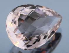 Substantial 25.23ct whisper pink checker top Amethyst