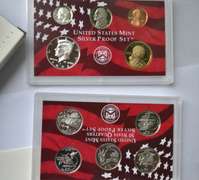 2002 & 2007 US Mint Silver Proof Sets