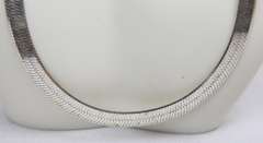 Italian Omega Necklace in Sterling Silver