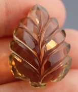 Simply gorgeous 41.85ct champagne Quartz carving