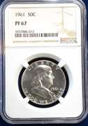 1961 50 C NGC PF 67