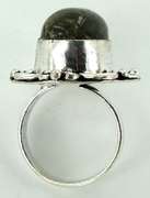 Silver and Natural Stone Rings