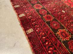 EXQUISITE VINTAGE AFGHAN RUG 5'.2"X6'.6"