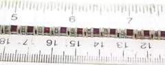 Spectacular white Gold Rubies and Diamond Bracelet