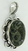 Silver and Natural Stone Pendants