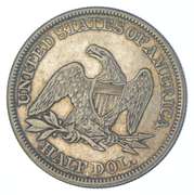 1858 Seated Liberty Half Dollar
