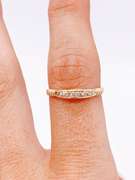 14kt Gold Diamond Band Ring