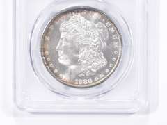 MS65 1880-S Morgan Silver Dollar - CAC - Graded PCGS