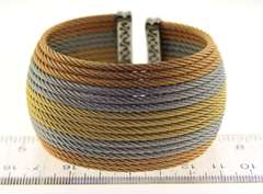 Alor 18kt and Steel Wide Cuff