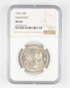 MS64 1924 Huguenot-Walloon Tercentenary Commemorative Half Dollar NGC