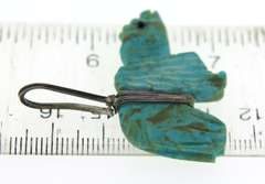 Lot of 4 Sterling Silver Turquoise Pendants