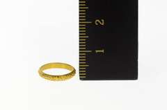 10K Yellow Gold Victorian Ornate Scroll Work Baby Child's Ring