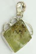 Silver and Natural Stone Pendants