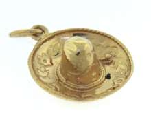 Great Sombero Yellow Gold Charm