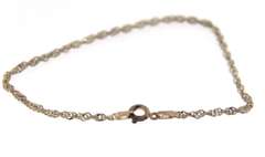 Vintage Sterling Silver Rope Bracelet