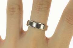 Platinum 6.0mm Classic Brushed Finish Wedding Band Ring
