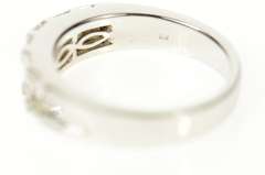18K White Gold 1.65 Ctw Princess Diamond Wedding Band Ring