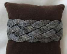 An Eye Catching Dark Gray Color Mesh Bracelet