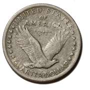1917 Type 1 Standing Liberty Quarter