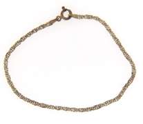 Vintage Sterling Silver Rope Bracelet