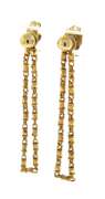 Graceful 21kt Dangle Chain Earrings