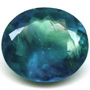 Huge! 40.80ct blended color blue green Fluorite