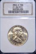1962 D NGC MS61 50 C