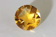 Center Starred Natural Citrine - 11.43cts.