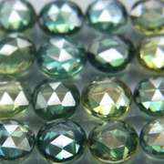 Eye to VS clarity! 3.24ct rose cut Australian Sapphire set